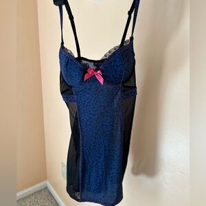 Animal Print Lingerie Top